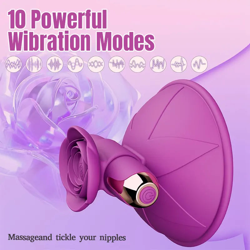 Silicone Removable Nipple Stimulation Vibrator