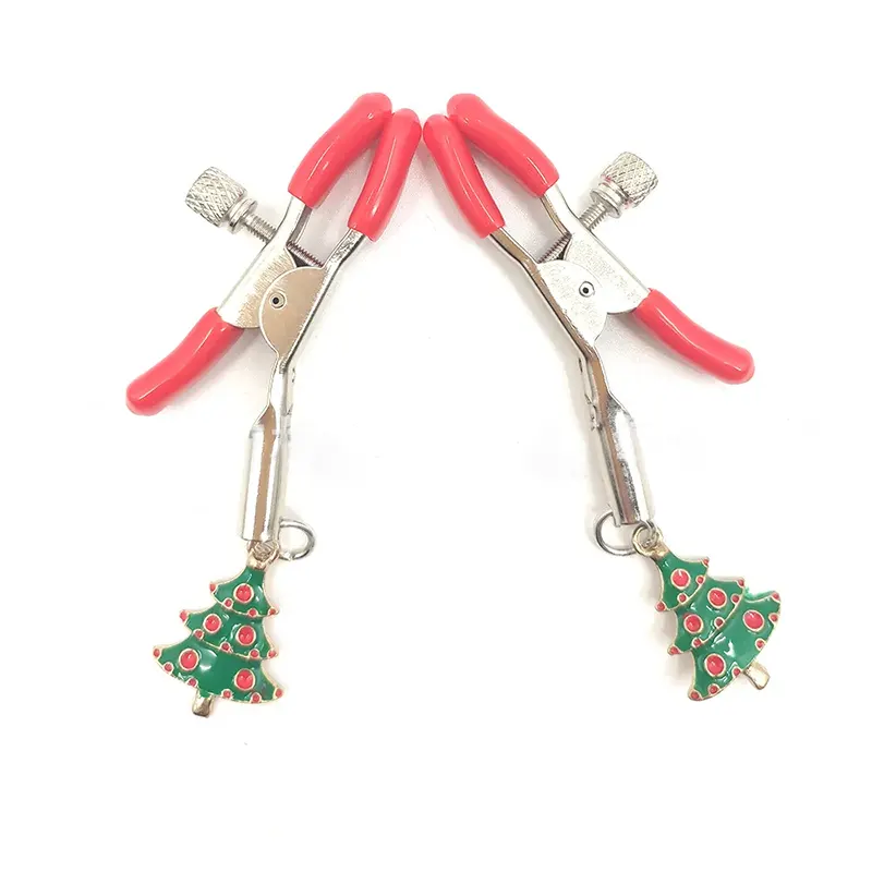 Christmas Tree Erotic Nipple Clamps