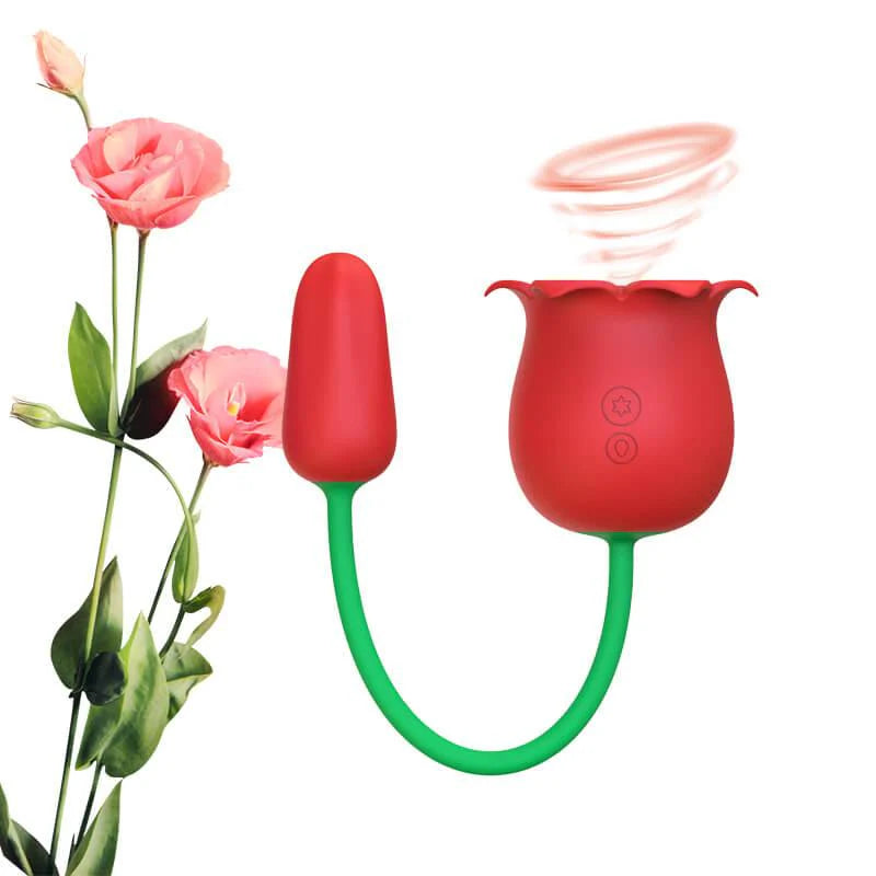 rose toy clit sucker vibrator red