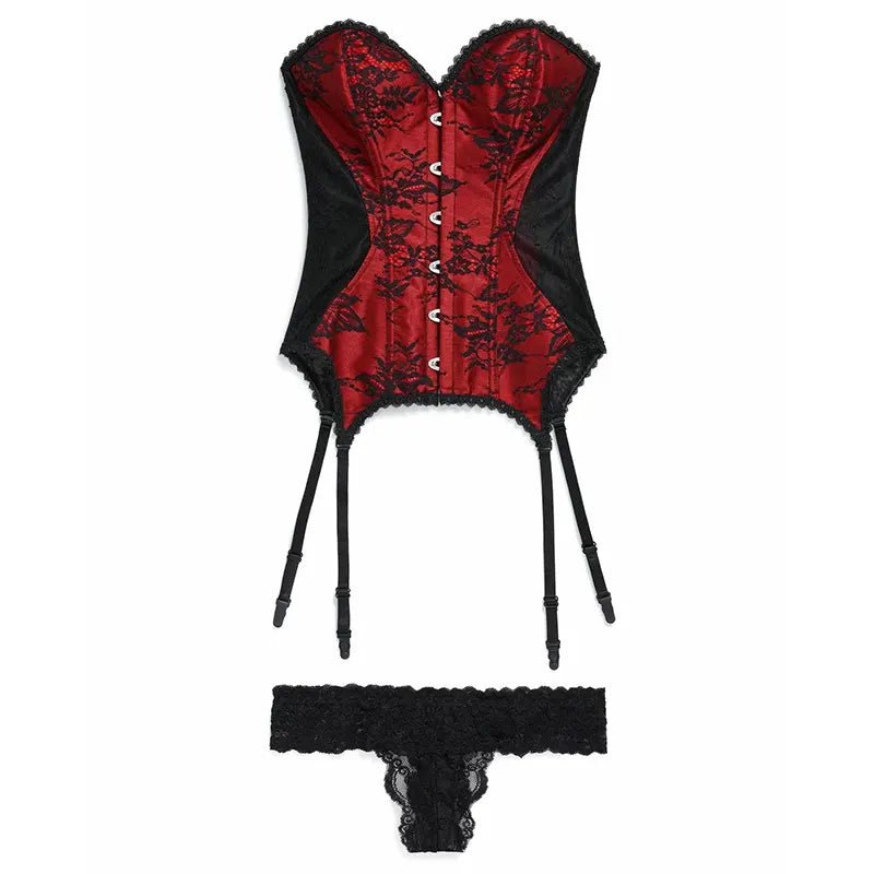 Sexy_Boned_Corset_Set