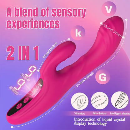 LCD Display Clitoral G-spot Vibrator