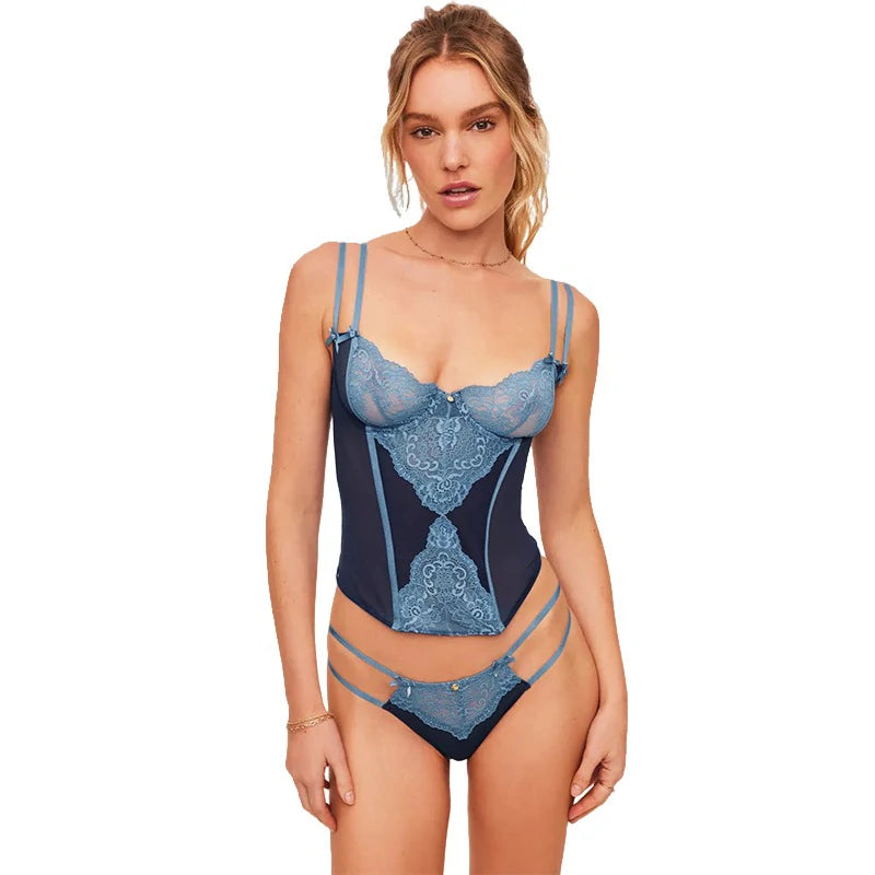 Eternal_Deep_Blue_Bow_Unlined_Bustier