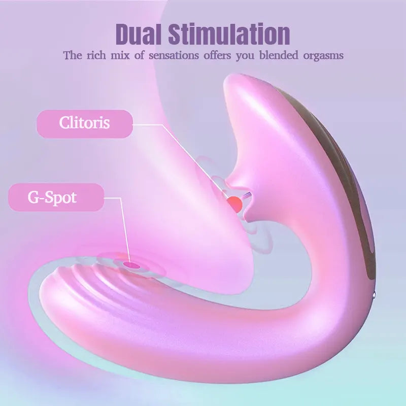 Remote Control Tongue Clitoral G-Spot Vibrator