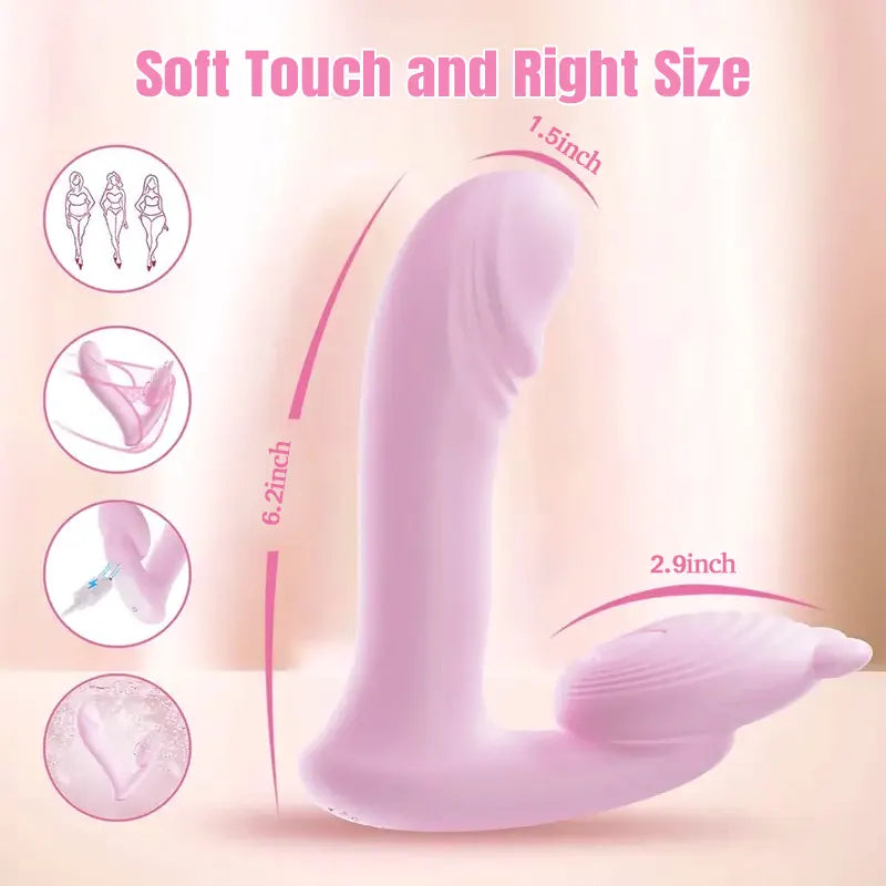 Tongue Licking Wearable Vibrator