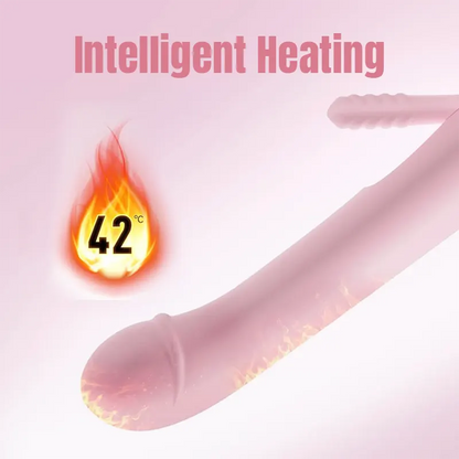 2-in-1 G-Spot &amp; Clitoral Vibrator with Heating Function