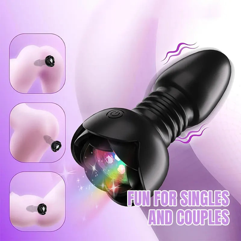 2-in-1 Prostate Rear Anal Plug Electric