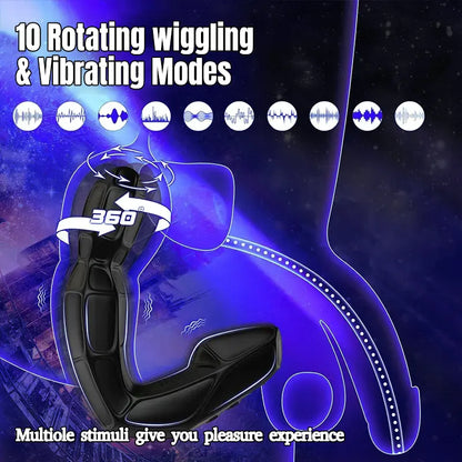 Remote Control 360° Adult Anal Prostate Vibrator