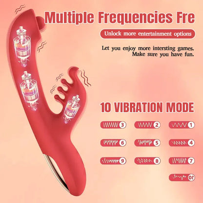 Pointy-Eared Vibrator with 10 Vibration Modes