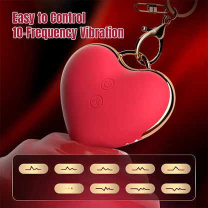 Heart-Shaped Suction Vibrator