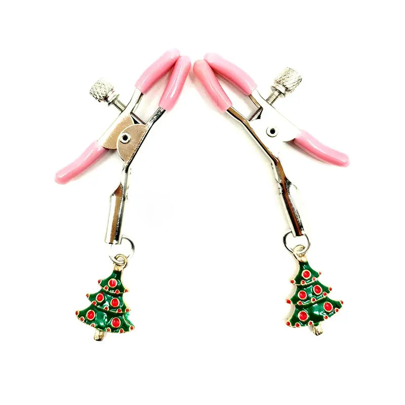 Christmas Tree Erotic Nipple Clamps