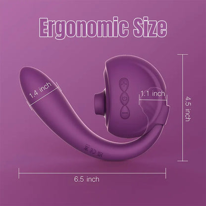 Removable 3-in-1 Clitoral Sucking G-spot Vibrator