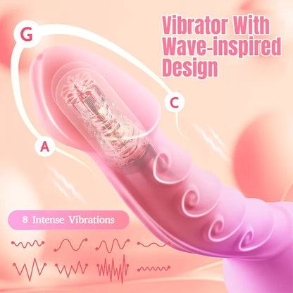 Fantasy Silicone Suction Cup Vibrating Dildo