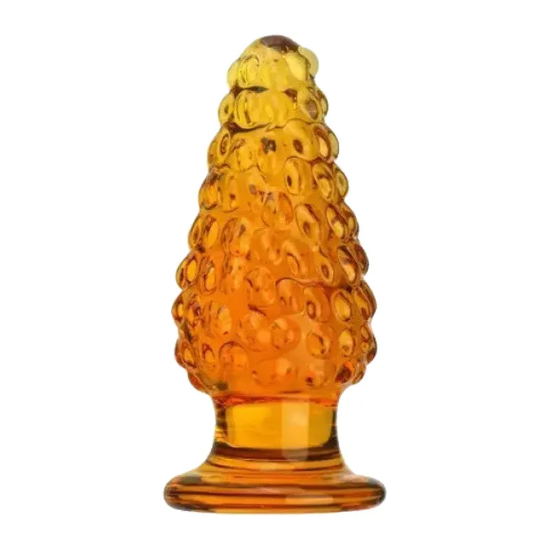 Christmas Crystal Cane Stick Golden Christmas Tree Anal Plug