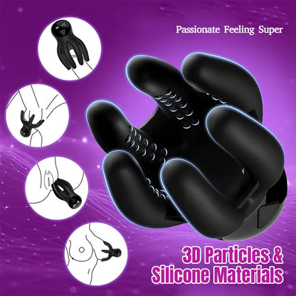 3-in-1 Male Glans Training Penis Vibrator