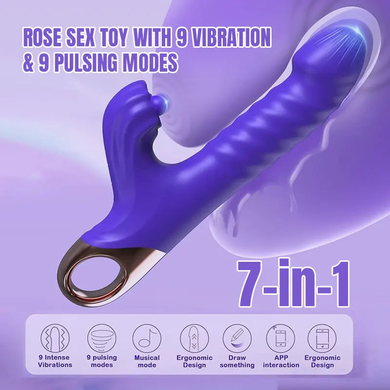 Flapping &amp; Vibrating Dual Stimulation Toy