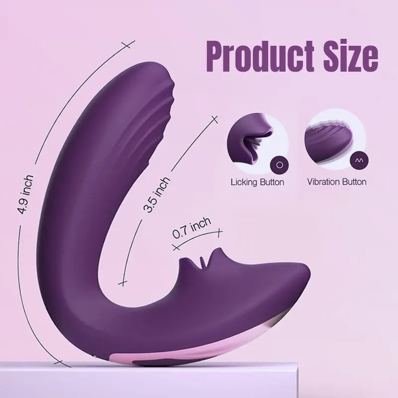 Blissful Petal Clitoral Licking Vibrator