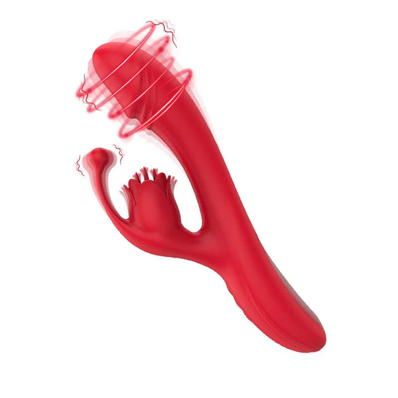 rose toy clit sucker vibrator red