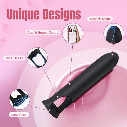 Compact Bullet Vibrator - App-Controlled Vibrator for Women