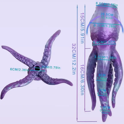 Octopus-Shaped Silicone Masturbator