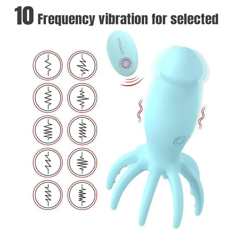 Octopus Vibrating Masturbator with 10 Modes