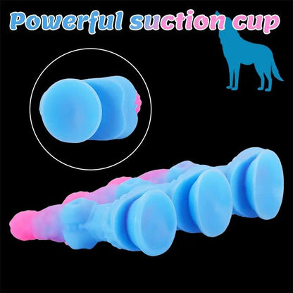 New_Mixed_Color_Simulation_Animal_Dildo