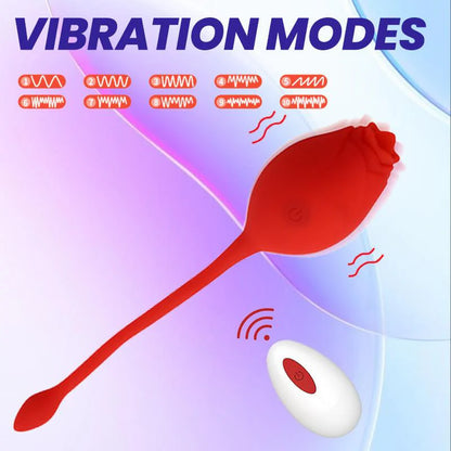 rose toy clit sucker vibrator red