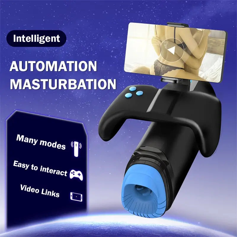 Handle Electric Retractable Masturbator