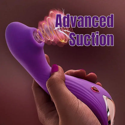 9-Mode G-Spot &amp; Clitoral Suction Vibrator