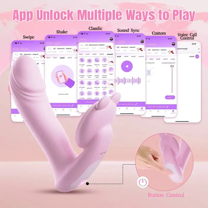 Tongue Licking Wearable Vibrator