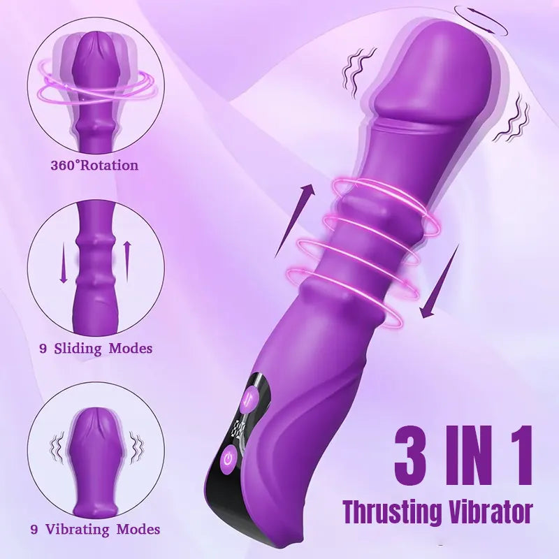 Tri-Function G-Spot Thrusting Dildo