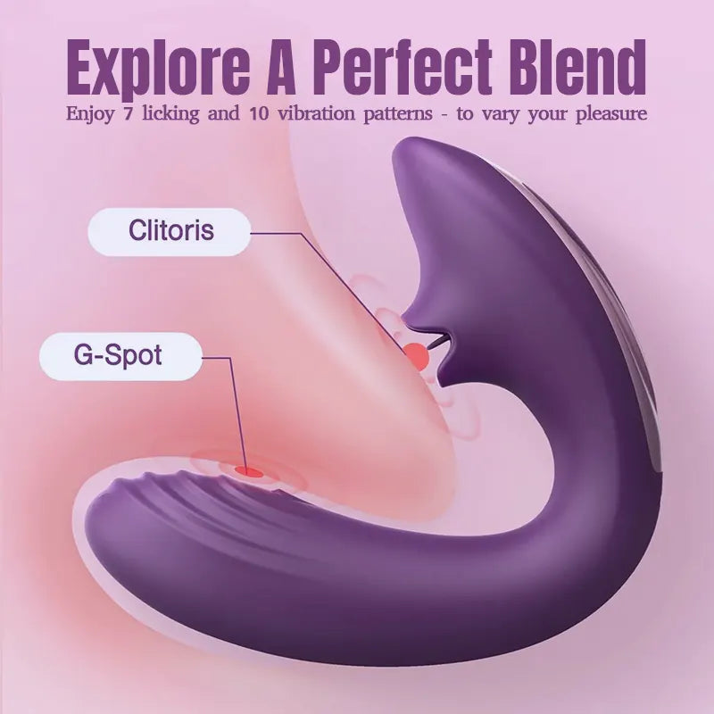 Blissful Petal Clitoral Licking Vibrator