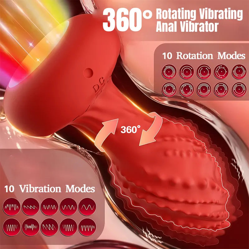 Glowing Monster Anus Vibrator