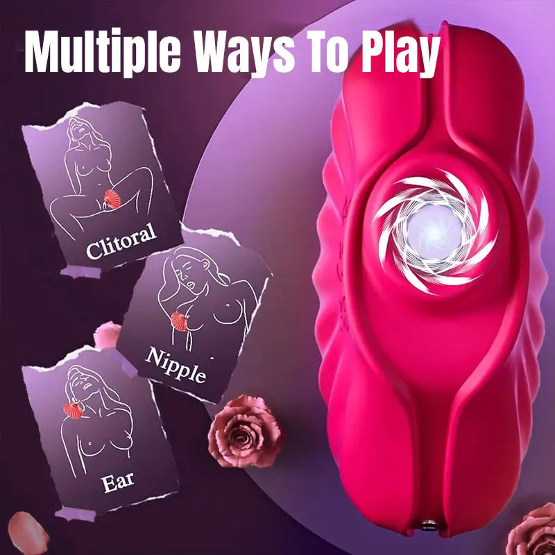 Rose Clitoral Sucking and Vibrating Toy