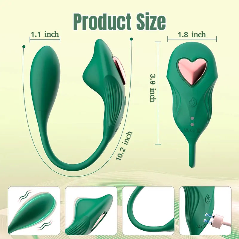 2-in-1 Wearable Butterfly Panty G-Spot Vibrator