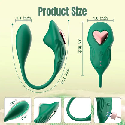 2-in-1 Wearable Butterfly Panty G-Spot Vibrator