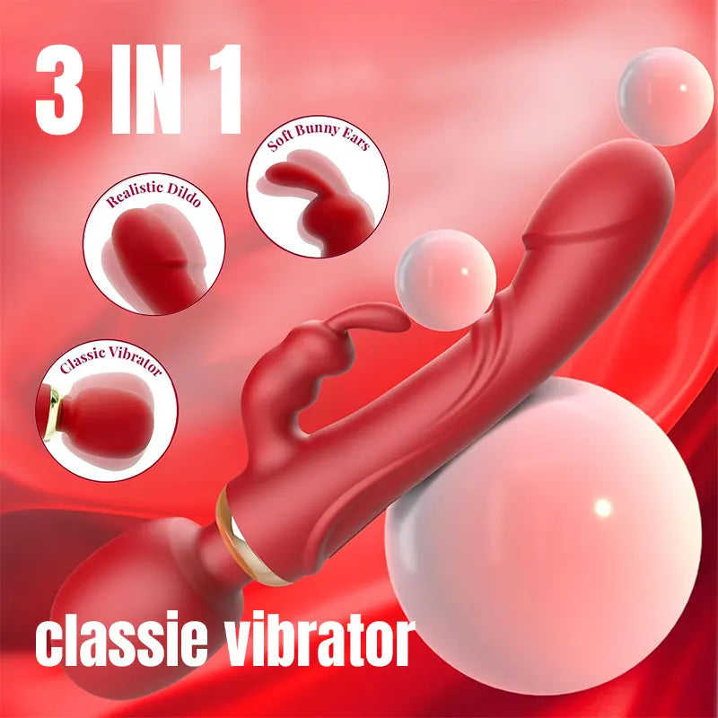 3 in 1 Dual Head G-spot Vibrator