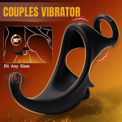 Wearable Prostate Vibrating Delay Cock Ring