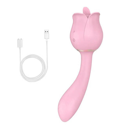 rose toy clit sucker vibrator pink