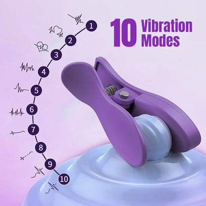 PulseTease Vibrating Nipple Clamps