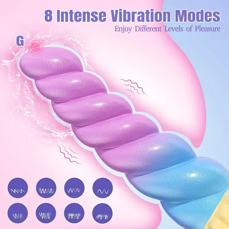 Remote Control Silicone Vibrating Fantasy Anal Dildo