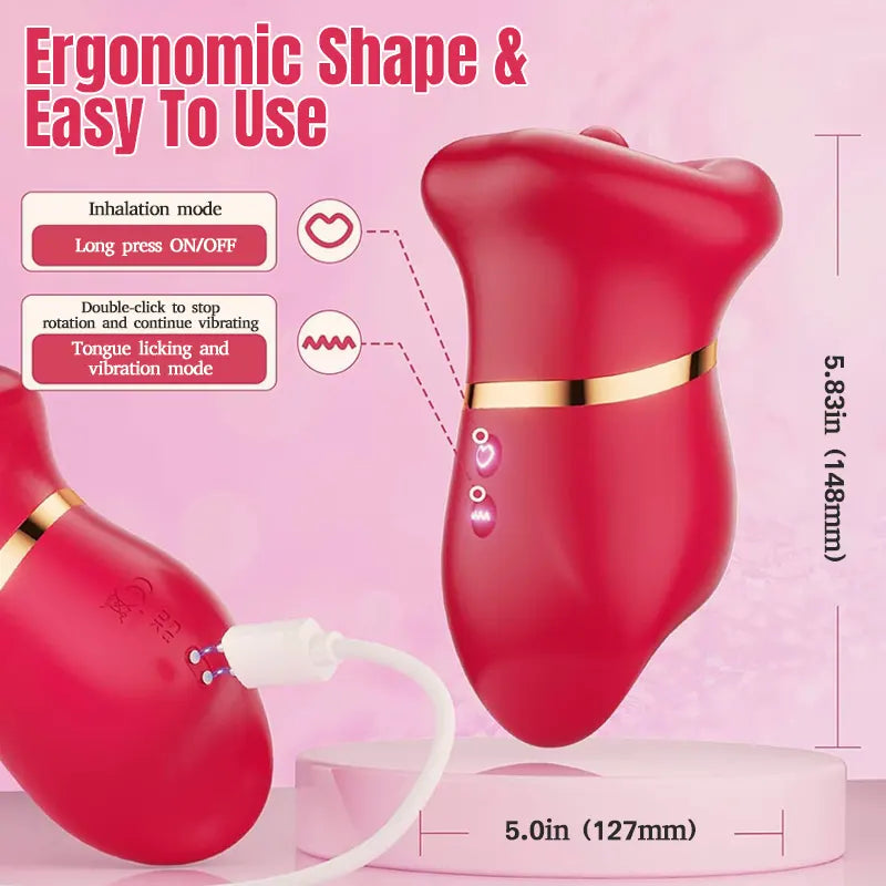 4-in-1 Oral Clitoral Tongue Vibrator