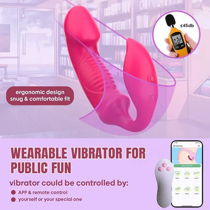 Dual Stimulation Wearable Vibrator