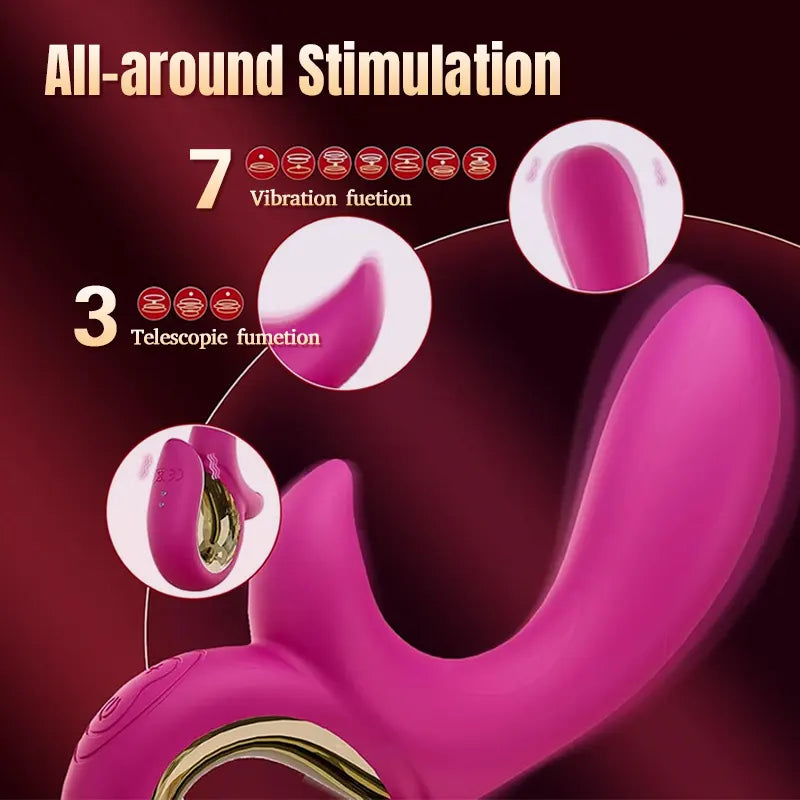 Dual-Motor Thrusting &amp; Vibrating G-Spot Stimulator