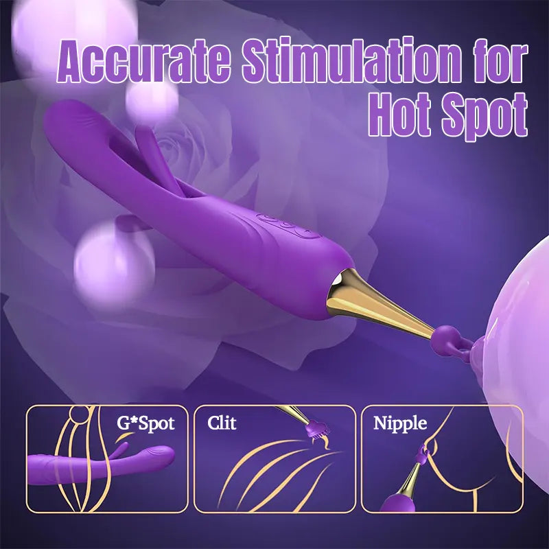 Replaceable Tapping G-Spot Clitoral Vibrator