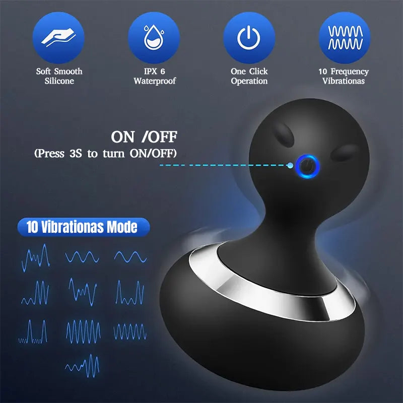 Cordless Rechargeable Electric Vibrating Massager