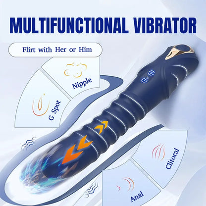 Luxury Thrusting G-Spot Vibrator with 10 Vibration Modes