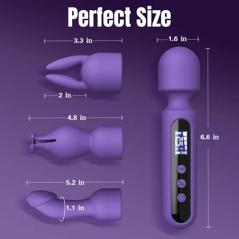 Multi-Mode Interchangeable AV Vibrator Kit