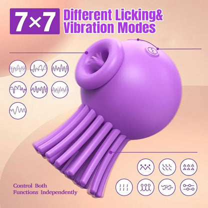 Octopus Tongue Licking G-Spot Vibrator