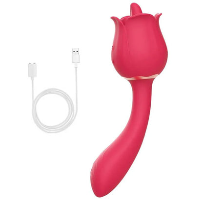 rose toy clit sucker vibrator red