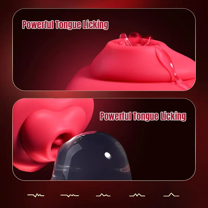 Heart-Shaped Suction Vibrator